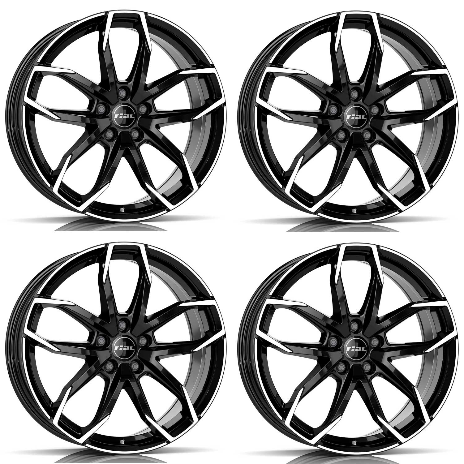 4 Rial Lucca wheels 6.5Jx16 ET41 5x112 SWFP for VOLKSWAGEN Beetle Caddy Cross To