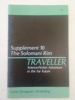 Traveller Supplement 10 The Solomani Rim GDW 329 Classic RPG