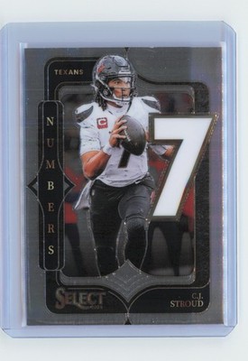 2024 Panini Select C.J. Stroud Select Numbers #18 Houston Texans