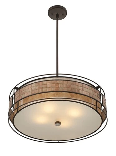 Mica - 4 Light Pendant - 5.5 Inches high     -Traditional Installation Pendant - Picture 2 of 12