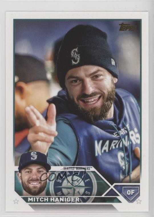 2023 Topps Series 1 SSP Image Variation Golden Mirror Mitch Haniger #49 05u8