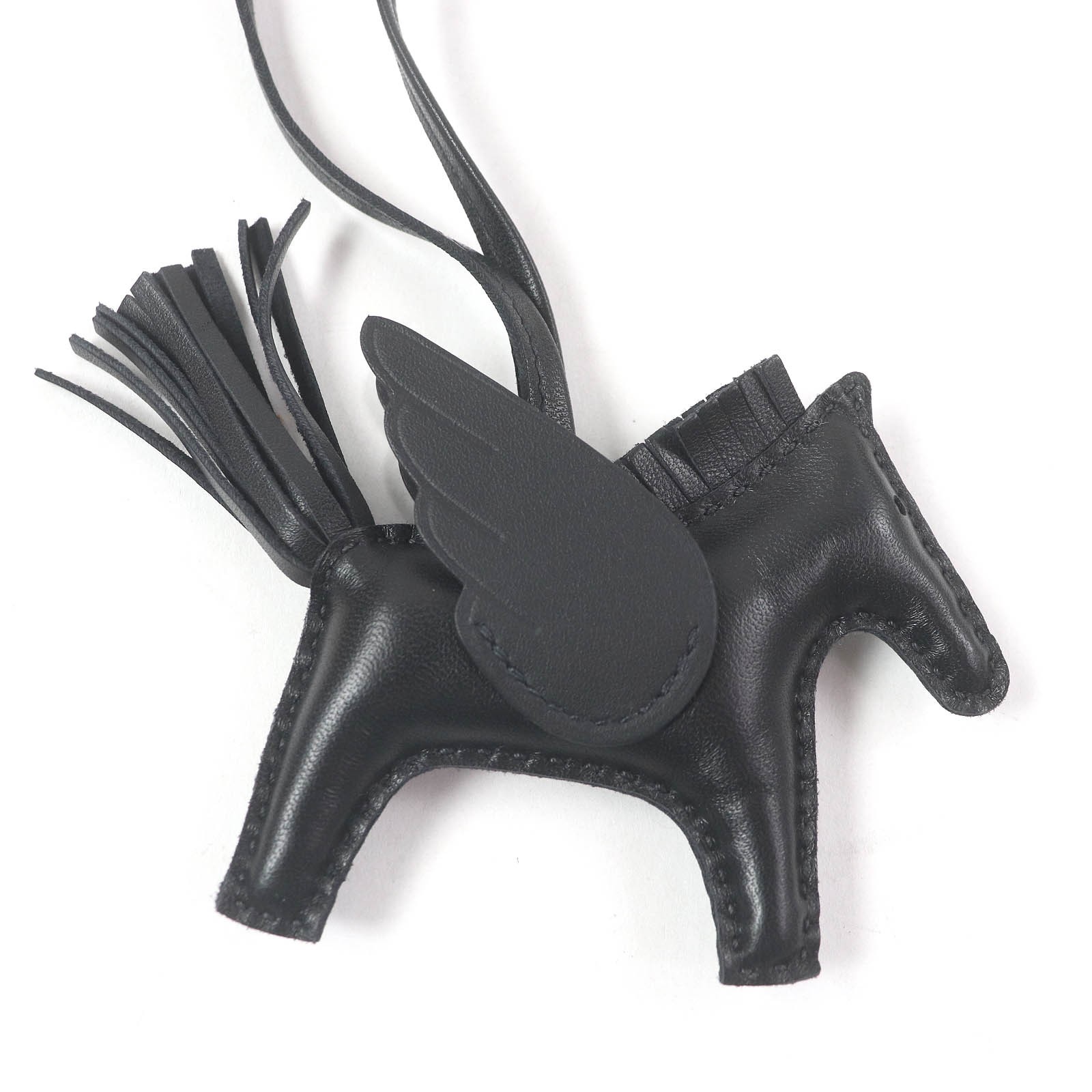 HERMES key ring Rodeo Charm PM Pegasus So Black Anyo Miro Women thumbnail 4