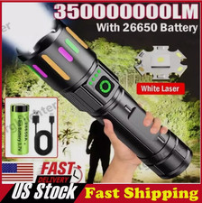 350000000 Lumen Super Bright Led Tactical Flashlight Rechargeable Work Light 350000000 Lumen Super Bright Led Tactical Flashlight Rechargeable Work Light