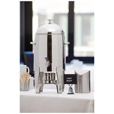 American Metalcraft Allegcu2 Coffee Urn, Silver/Gold, 11 Qt.