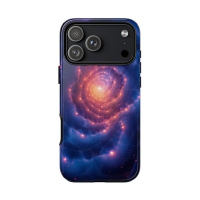 Phone Ink - iPhone | Galaxy | Pixel Case - Neon Fractal Deep Space Void Abstract