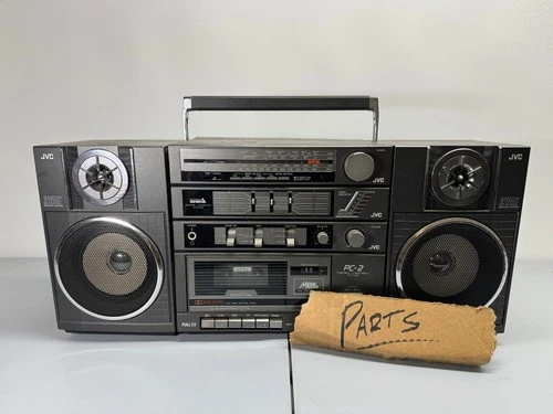 JVC PC-2JW Boombox Ghetto Blaster Vintage Old School Audio Tape Deck  - PARTS