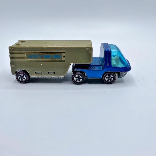 Redline Hotwheels 1969 The Heavy Weights Van lines Original Moving Van - Image 3 of 4