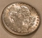 Beautiful Lightly Toned 1998 0 Morgan Silver Dollar.. Lots Of Luster!! AU/UNC