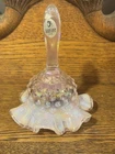 Vintage Fenton Pink Opalescent Hobnail Pattern Carnival Glasss Bell
