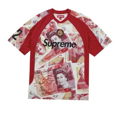 SUPREME POUNDS SOCCER JERSEY (RED) (L) | eBay