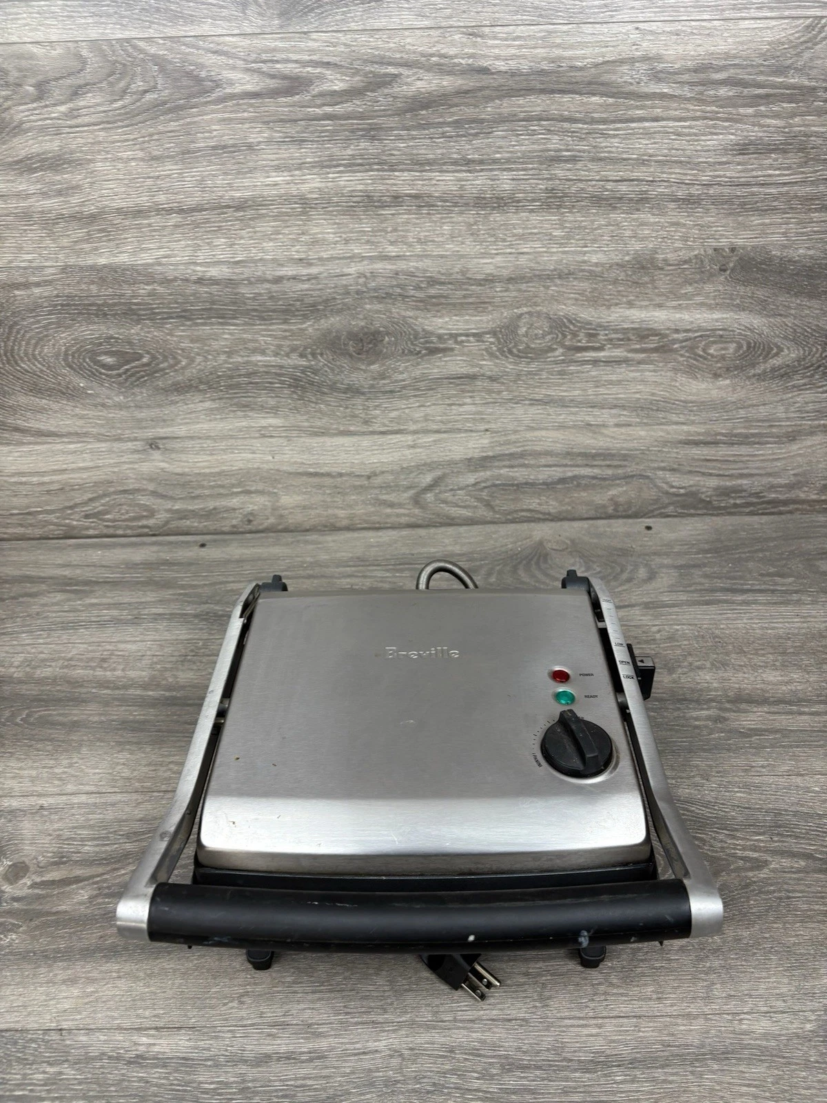 Breville Panini Grill Model BGR200XL Stainless steel & Non-Stick Surface 1500W