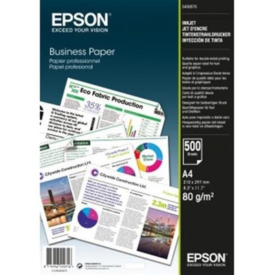 Epson Business Paper 80gsm 500 shts A4 (210×297 mm) Weiß Druckerpapier