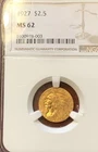 1927 Indian Head $2.50 Quarter Eagle Gold Coin