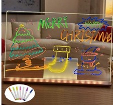 LED Drawing Board LED Light Up Whiteboard 12"x8"