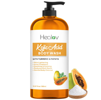 #ad Kojic Acid Soap for Hyperpigmentation – Skin Brightening Kojic Papaya Body Wash $15.30