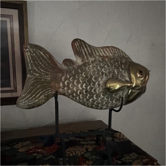 Henrick Ter Horst Vintage Brass Apothecary Mortar Collectible Decorative Object