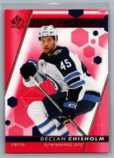 2022-23 SP Authentic - Future Watch Declan Chisholm #181 Limited Red (RC)