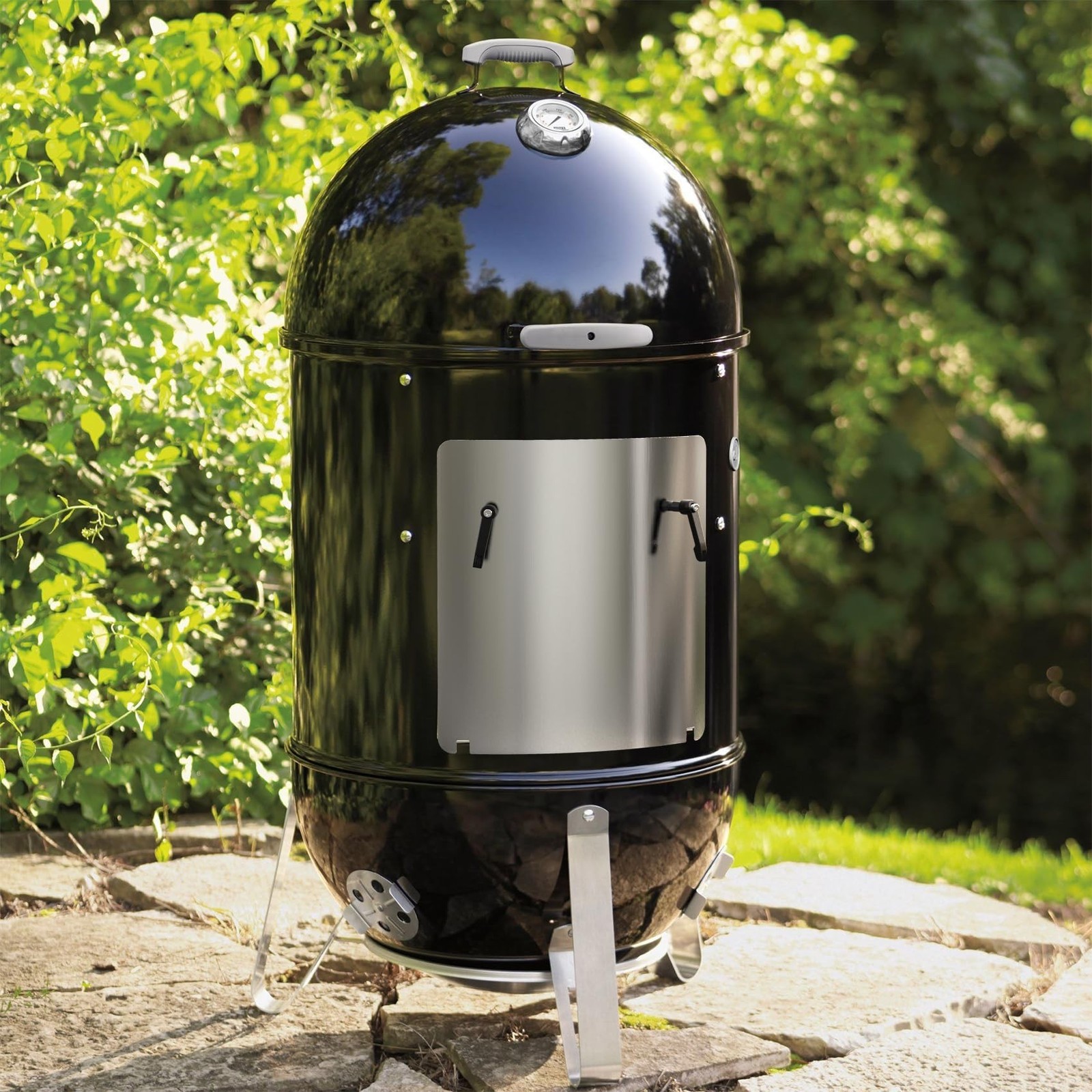 onlyfire Stainless Steel Door Assembly for Weber 22" WSM Cooker Charcoal Smok...
