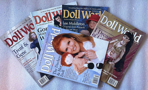 LOT OF 5 DOLL WORLD MAGAZINE ~ 2002-2003