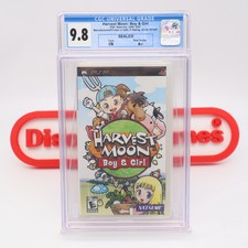 PSP PlayStation Portable HARVEST MOON: BOY & GIRL CGC GRADED 9.8 A++ NEW Sealed!