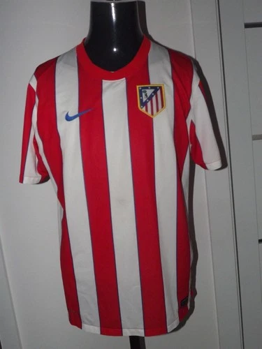 2011-12 Atletico Madrid Home  (L) Shirt Jersey Maillot Camiseta Maglia Trikot 34