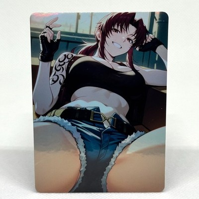 Black Lagoon Revy Goddess Anime Waifu ACG Foil Card