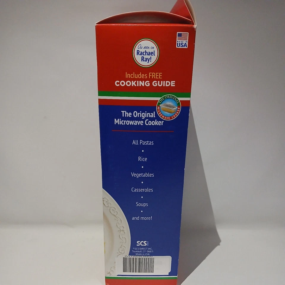 Fasta Pasta-Microwave Spaghetti Cooker Brand New By Rachel Ray Red  - Image 3 of 4