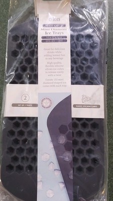 Alta Mini Diamond Silicone Ice Trays Set of 2