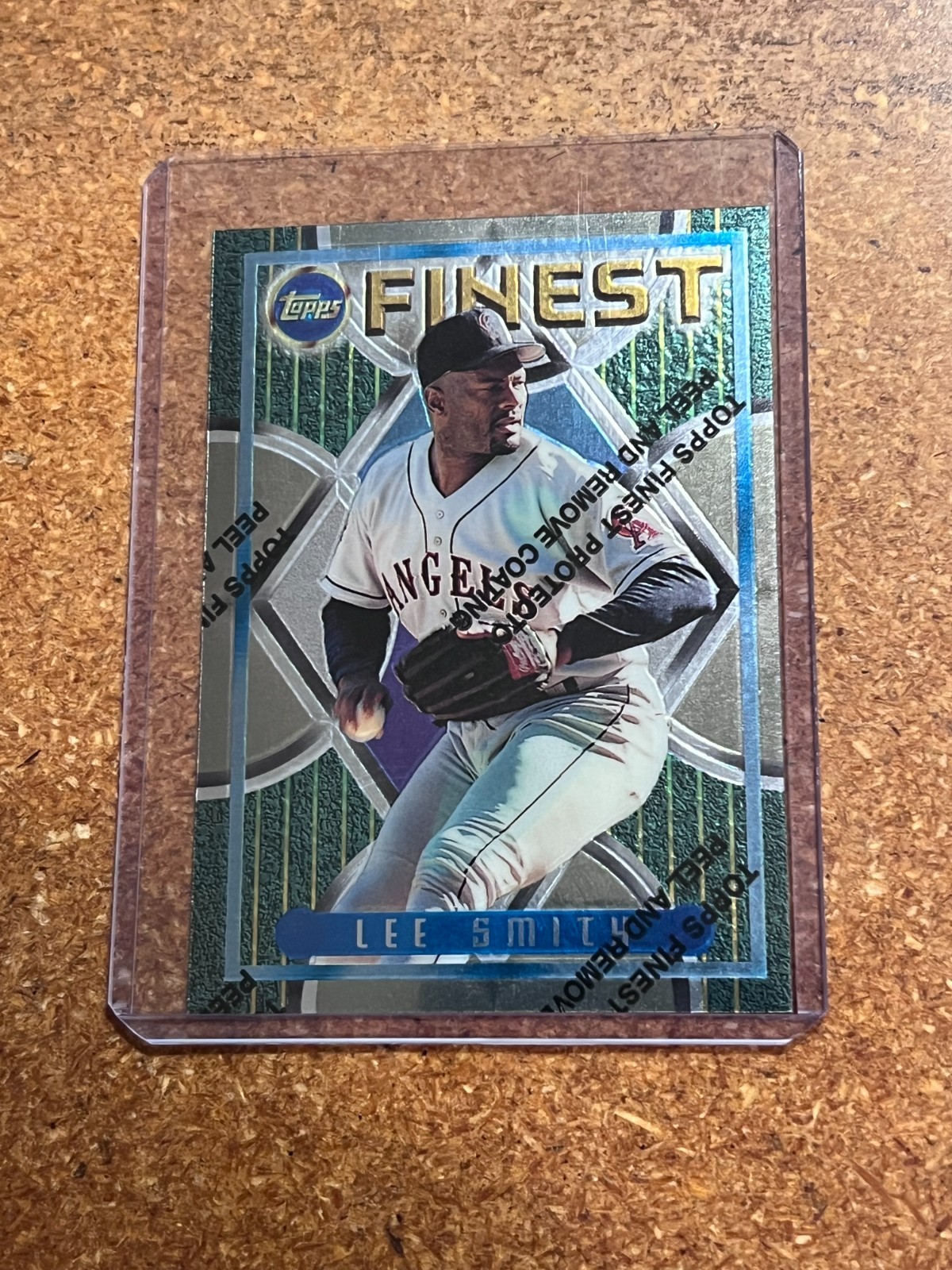1995 Topps Finest Baseball With Coating # 241 Lee Smith