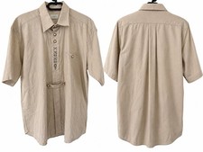 Traditional German Octoberfest Trachten Short Sleeve Man  s Shirt Size L US