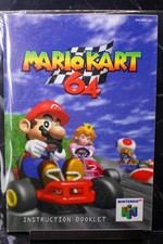 NO GAME- MARIO KART 64 Nintendo 64 N64 Instruction Manual Booklet Only