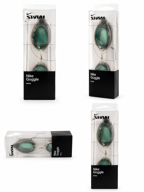 ike Swim Active Swimming Goggles Green Anti-Fog UV Protection New Sealed