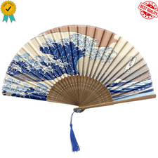 Folding Hand Fan for Women Wooden Folding Bamboo Gan Hand Fans for Women Foldabl