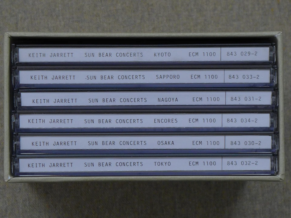KEITH JARRETT - SUN BEAR CONCERTS -PIANO SOLO - RECORDED IN JAPAN - 6 CD SET - Bild 3 von 4