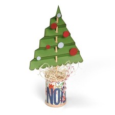Sizzix Bigz L Die 659995 Christmas Tree Accordion Fold BasicGrey