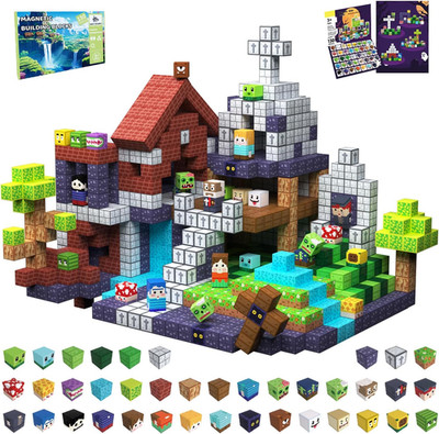 Magnetic Blocks, 150PCS Toys Building Cube Birthday Gifts for Kids | Magnetic Cu