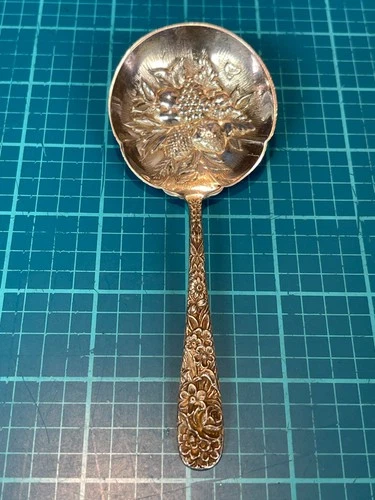S. Kirk & Son Antique Sterling Repouse Spoon