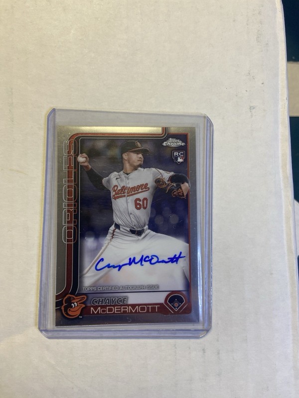 2025 Topps Chrome Rookie Auto Chayce McDermott #RA-CM RC