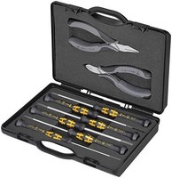 Knipex Elektronikzangen Set Arbeiten Elektronische Bauteile 5-Teilig 002018 ESD