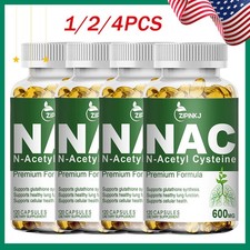 N-Acetyl L-Cysteine NAC 600mg - Non-GMO  Gluten Free 480 Vegan Capsules