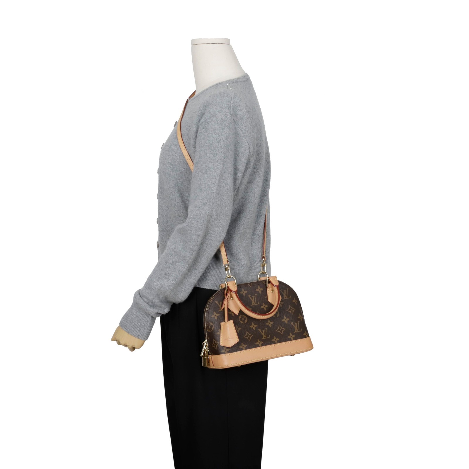 Louis Vuitton Alma BB Tote Shoulder Bag 151945412 thumbnail 13