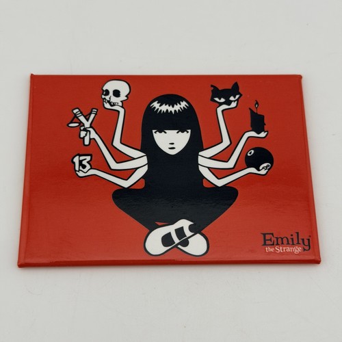 Emily the Strange Multi-Arm Red Magnet Goth Alt Cartoon Cosmic Debris 2023