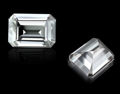 White Topaz AAA Natural Octagon Cut Faceted Loose Gemstone For Assorted Jewelry