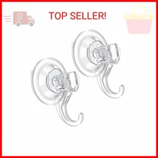 Suction Cup Hooks, Small Shower Suction Hooks, Heavy Duty, Removable and R