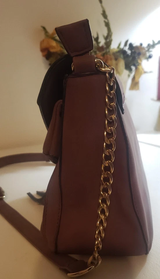 Bolso de mano/bross con correa Ciruela Massini Foto 4 de 4