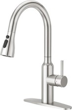 Brushed Nickel Kitchen Faucets W/ Pull Down Sprayer Faucets Kitchen Sink Small