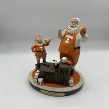 TENNESSEE VOLUNTEERS FIGURINE "WORKSHOP SANTA" EUC BY THE MEMORY COMPANY