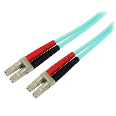 StarTech.com 5m 10Gb Aqua 50/125 Duplex Multimode LSZH LWL- /Glasfaser Patchkabe