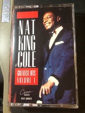 NAT KING COLE Greatest Hits Volume 1 Cema 1993 Cassette UNFORGETTABLE Mona Lisa