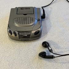 Curtis Personal AM/FM Radio Model RS35 With Headphones / Display